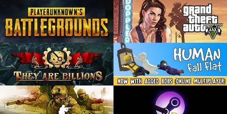 Steam周销量排行榜:绝地求生居首 GTA5紧随其后位居第二