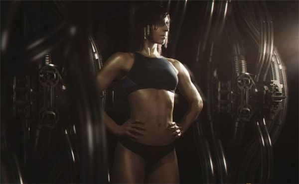 俄罗斯美女Cos《守望先锋》法老之鹰 身材火辣美臀撩人