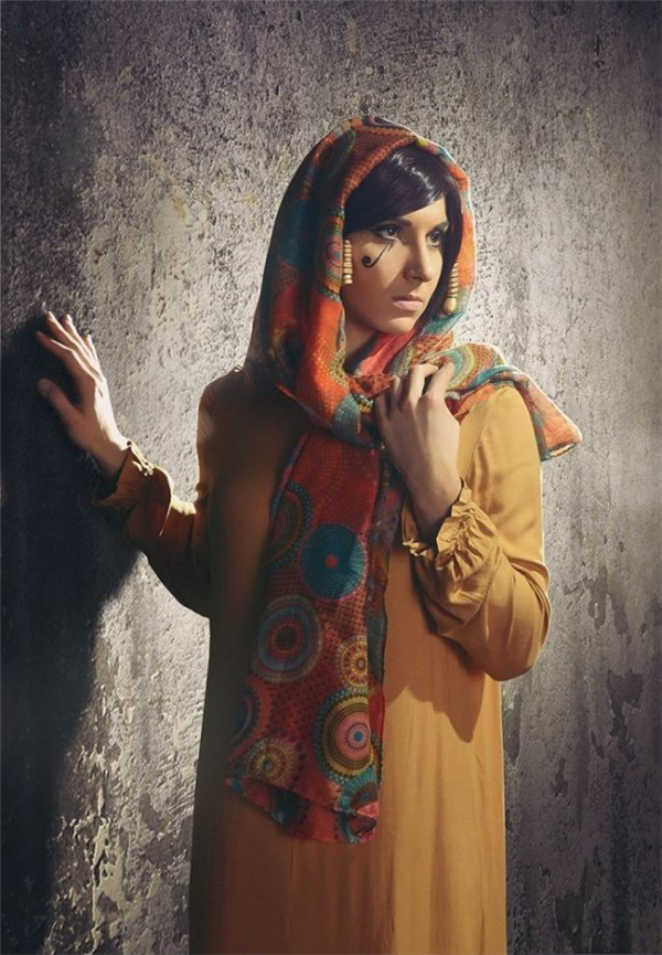 俄罗斯美女Cos《守望先锋》法老之鹰 身材火辣美臀撩人