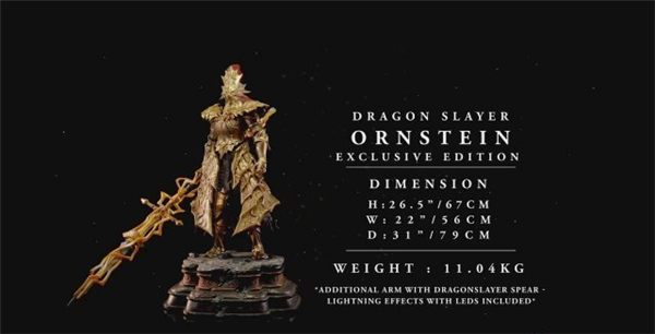 《黑暗之魂》猎龙人大型手办开启预购 造型炫酷亮瞎眼