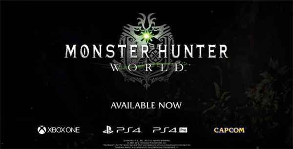 Capcom:《怪物猎人:世界》发售宣传片公开 狩猎季始動