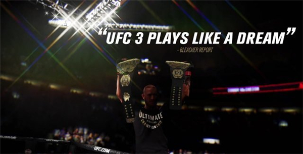 EA:《UFC 3》上市预告片 5000多种不同动作无缝衔接