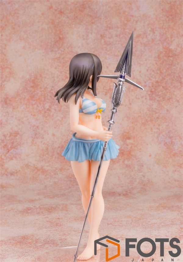 《噬血狂袭》姫柊雪菜泳装手办欣赏 裙下若隐若现略带羞涩