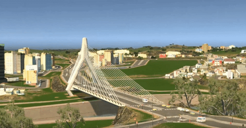 《城市:天际线》大神完美还原整座马来西亚布城