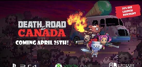僵尸游戏《加拿大死亡之路》将于4月25日登陆主机