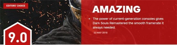 《黑暗之魂:重制版》获IGN9.0分! 百玩不厌令人沉醉