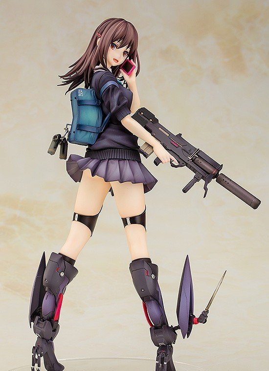 重兵装型女子高生可脱手办欣赏 性感超短裙若隐若现