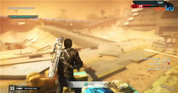 《正当防卫4》18分钟实机演示 男主扔油桶击落飞机