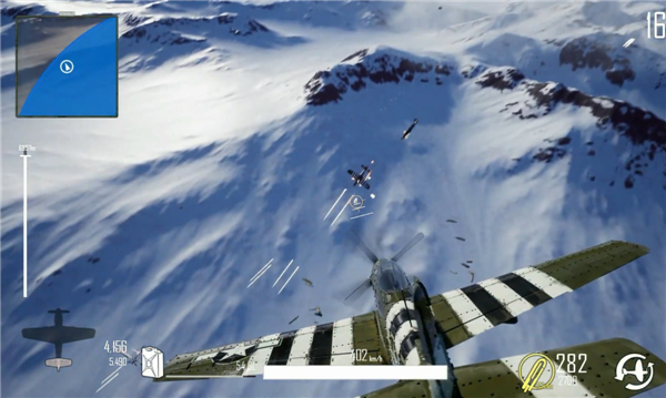 吃鸡新作《空中格斗机:二战》预告片 刺激暴力的空战游戏