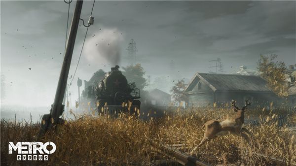 《地铁:离去》官方新截图 冰冻废土壮美末日奇观