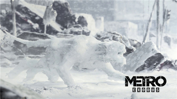 《地铁:离去》官方新截图 冰冻废土壮美末日奇观