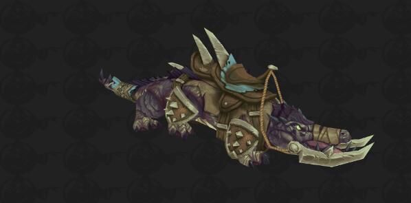《魔兽世界》竞技场新坐骑 凶狠鳄鱼布鲁斯亮相