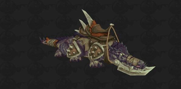 《魔兽世界》竞技场新坐骑 凶狠鳄鱼布鲁斯亮相