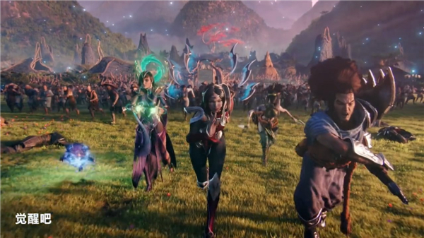 大神自制LOL觉醒CG卡通版 御姐卡蜜尔变白发老奶奶