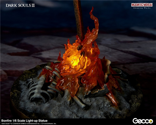 《黑暗之魂》可点燃篝火雕像 精致细节以假乱真
