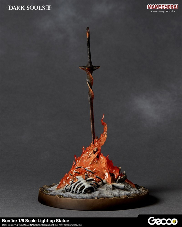 《黑暗之魂》可点燃篝火雕像 精致细节以假乱真