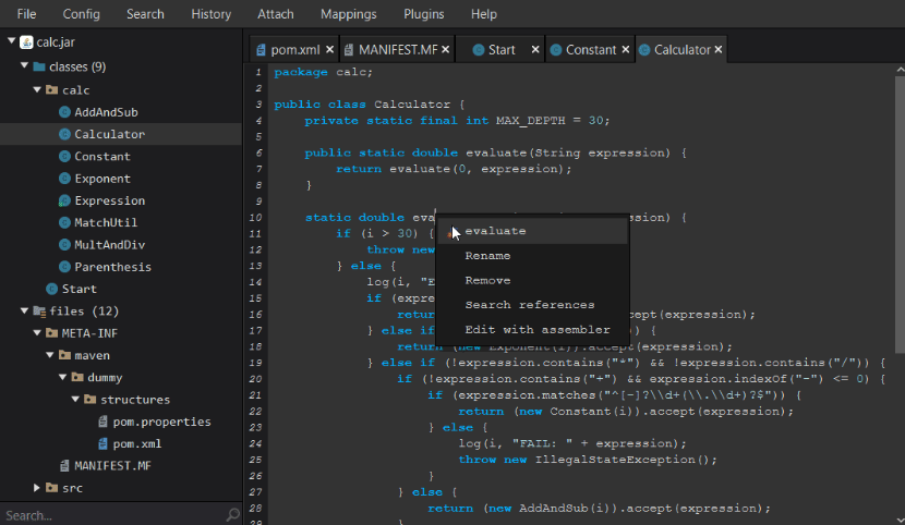 Reca(Java字节码编辑器)1