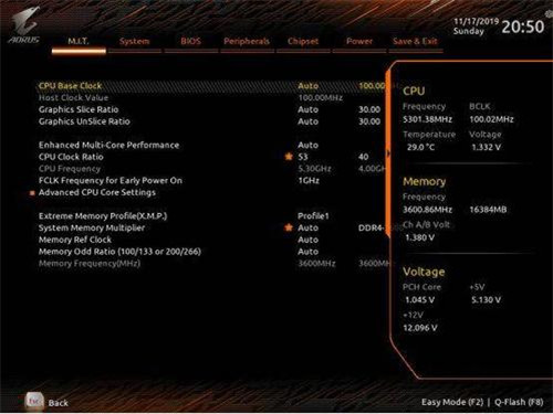 AORUS技嘉显卡超频软件工具