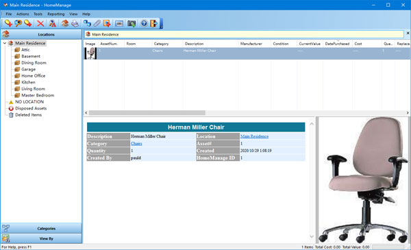 家居库存管理软件(Liberty Street HomeManage)2