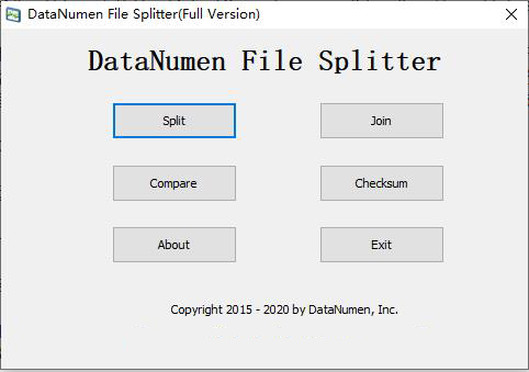 DataNumen File Splitter(文件分割合并软件)