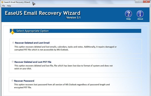 Easeus Email Recovery Wizard1