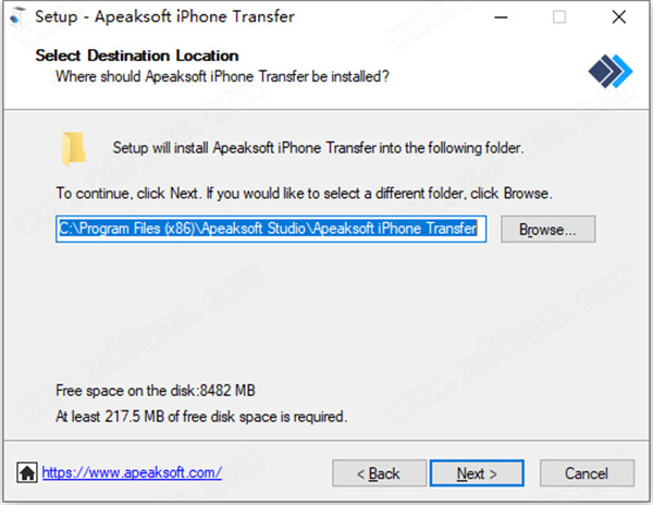 Apeaksoft iPhone Transfer