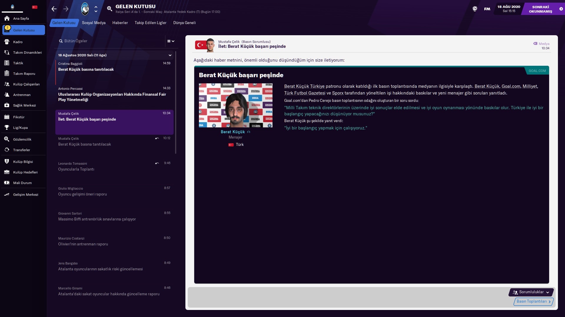 足球经理2021球员属性怎么看