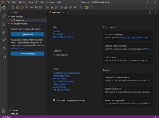 HUAWEI LiteOS Studio1