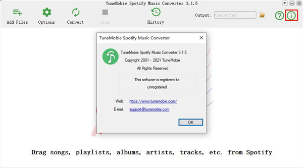 TuneMobie Spotify Music Converter2