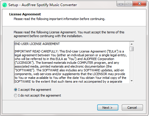 AudFree Spotify Music Converter0