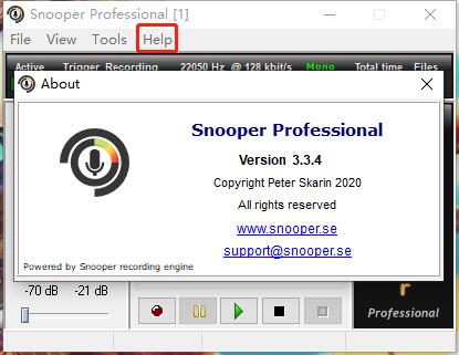 Snooper(电脑录音软件)5