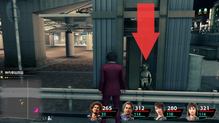 如龙7河童雕像在什么位置