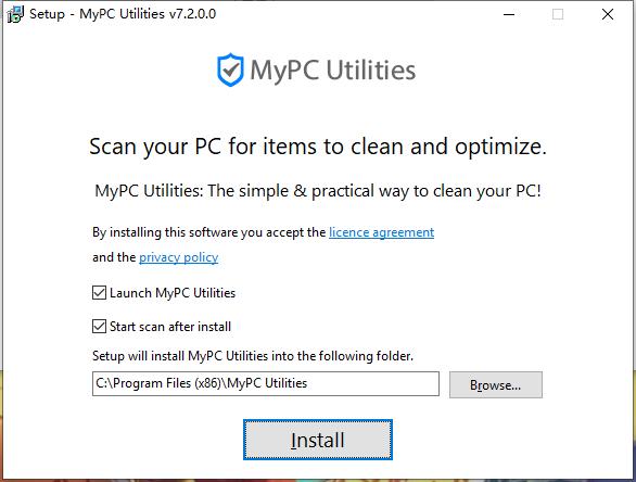 MyPC Utilities(系统优化清理)0