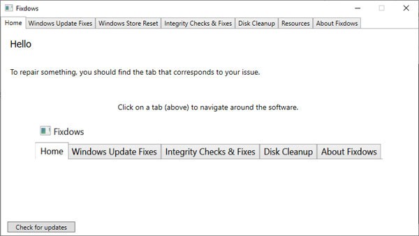 Fixdows(系统文件修复工具)