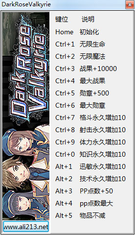 黑玫瑰的瓦尔基里十五项修改器4