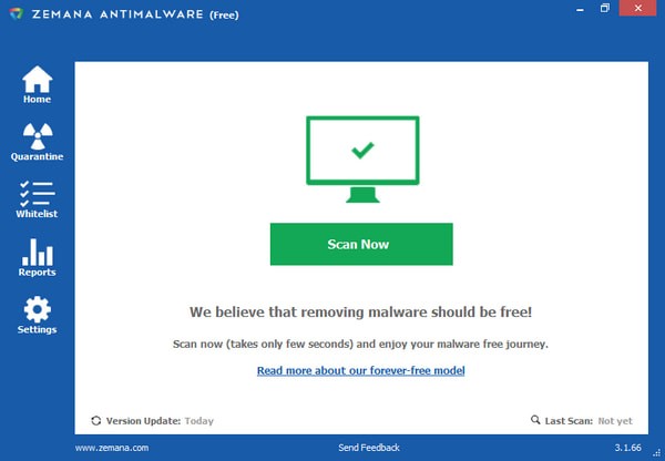 Zemana AntiMalware Free版