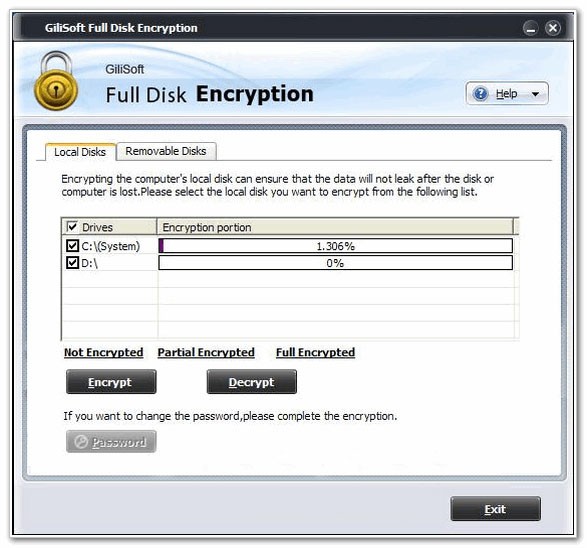Gilisoft Full Disk Encryption(磁盘加密软件)0