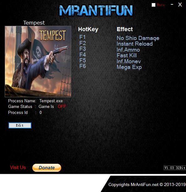 暴风雨六项修改器MrAntiFun版1