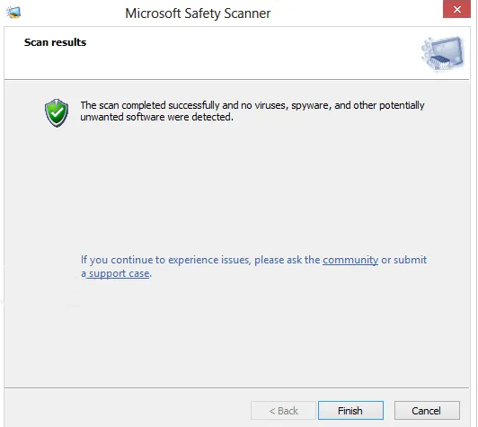 Microsoft Safety Scanner0