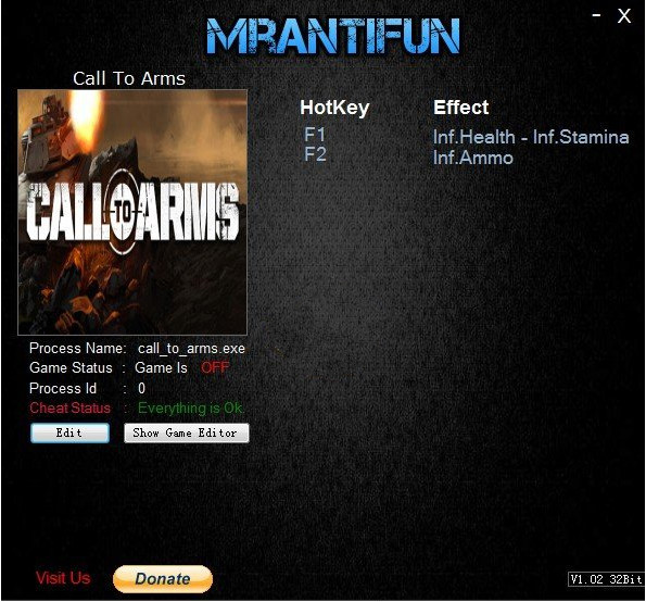 战争召唤三项修改器MrAntiFun版1