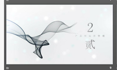 极简烟雾效果背景的创业融资计划书PPT模板1