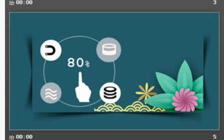 雅致花开富贵PPT模板1