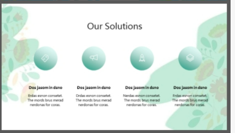 清新插画女孩背景的五月你好PPT模板2