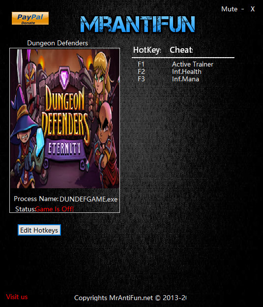 地牢守护者二项修改器MrAntiFun版1