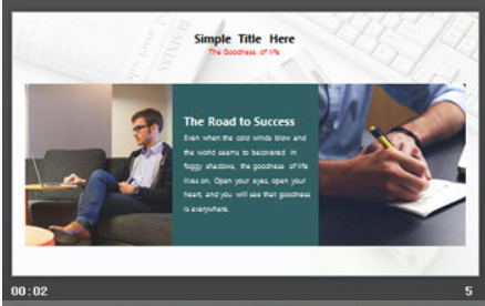 欧美办公桌面背景PPT模板1