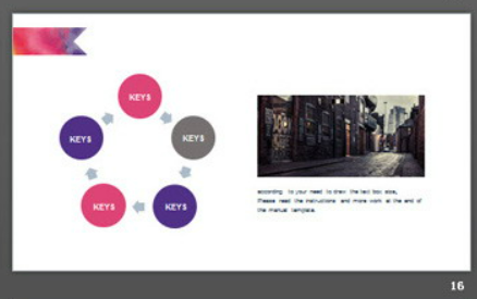 通用彩色水彩艺术渲染PPT模板2