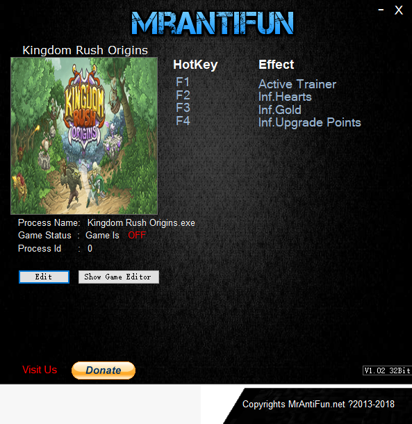 皇家守卫军:起源三项修改器MrAntiFun版1