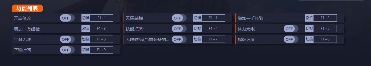 狙击精英5九项修改器一修大师版1
