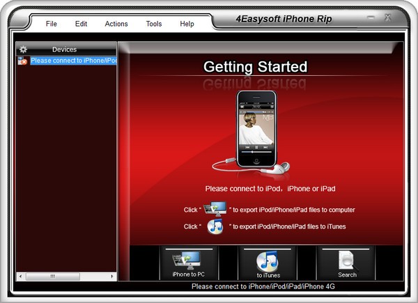 4Easysoft iPhone Rip音乐备份软件0