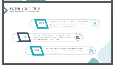 绿色圆角欧美商务汇报PPT模板1